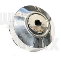 (8) FUEL TANK MOUNT POLISHED ALUMINUM WITH POLSIHED SS BOLT