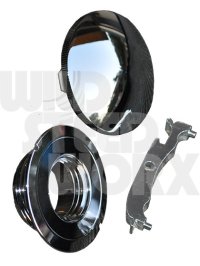 (2) GAS CAP RATCHETING VENTED CHROME