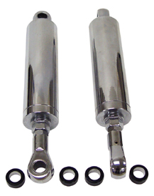 SHOCKS NARROW BODY CHROME MEDIUM DUTY 1 PAIR (image for) SHOCKS NARROW BODY CHROME MEDIUM DUTY 1 PAIR