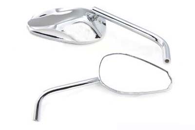 (41/42)MIRROR LEFT AND RIGHT SET CHROME (image for) (41/42)MIRROR LEFT AND RIGHT SET CHROME