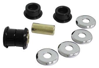 (49)HANDLEBAR BUSHINGS HEAVY DUTY BLACK (image for) (49)HANDLEBAR BUSHINGS HEAVY DUTY BLACK