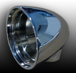 (04)TURN SIGNAL HOUSING CHROME 1 PIECE BIG DOG (image for) (04)TURN SIGNAL HOUSING CHROME 1 PIECE BIG DOG